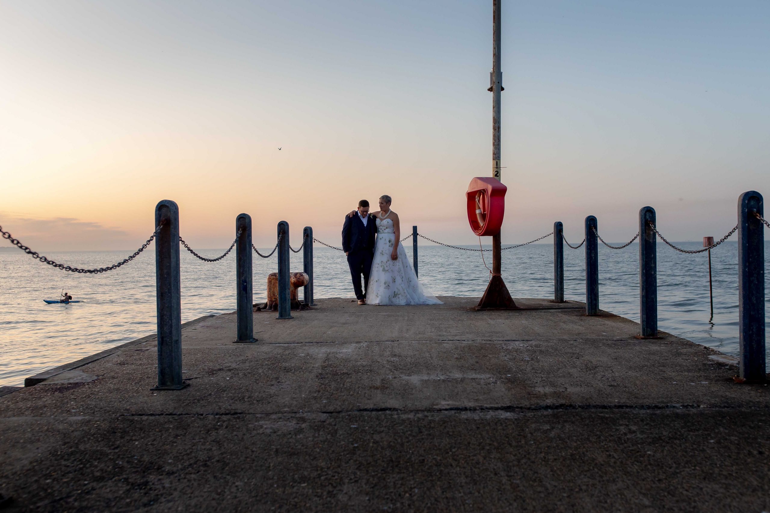wedding at East Quay venue in Whitstable