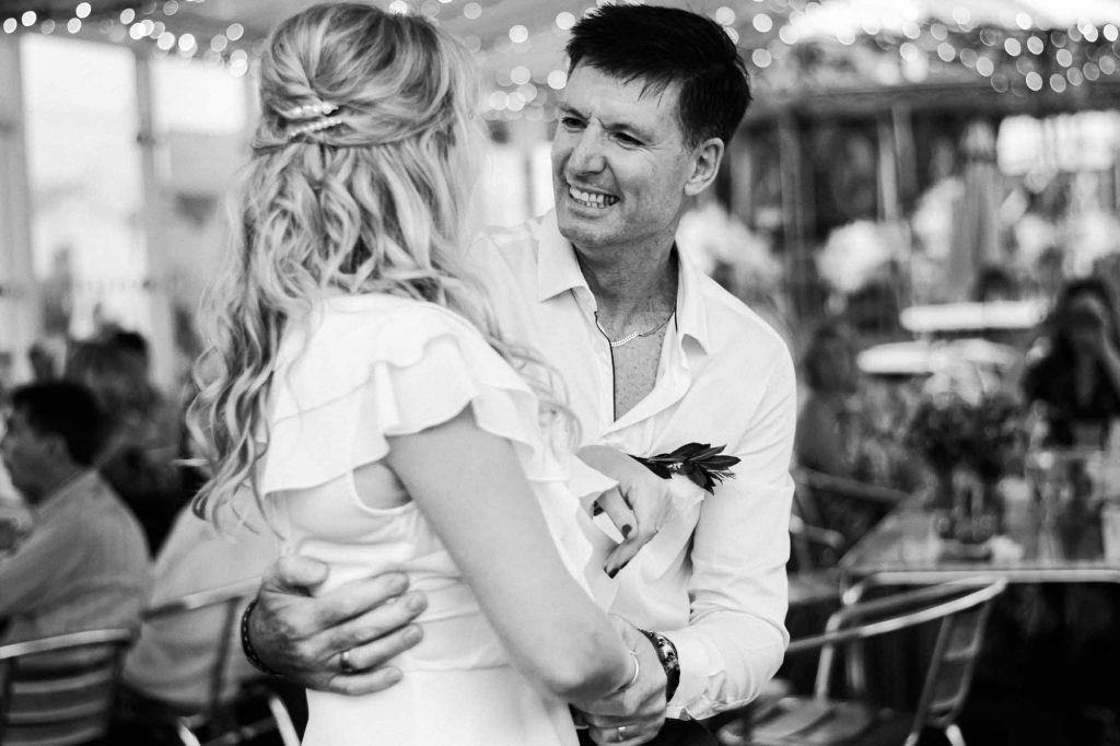 bride and groom portrait