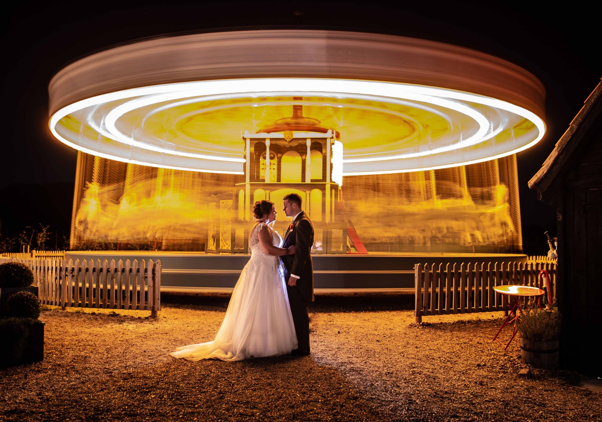 Bride and Groom - Carousel - Preston Court