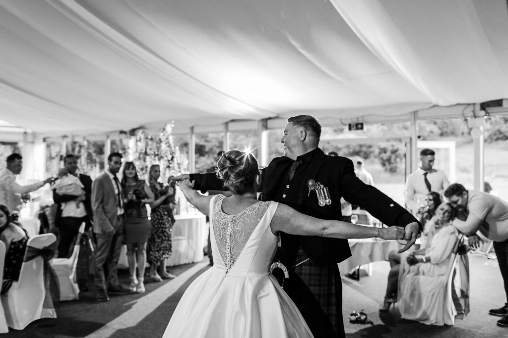 first dance at broome park wedding