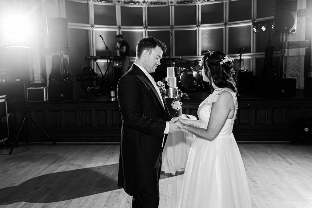 first dance at Old Finsbury Town Hall wedding