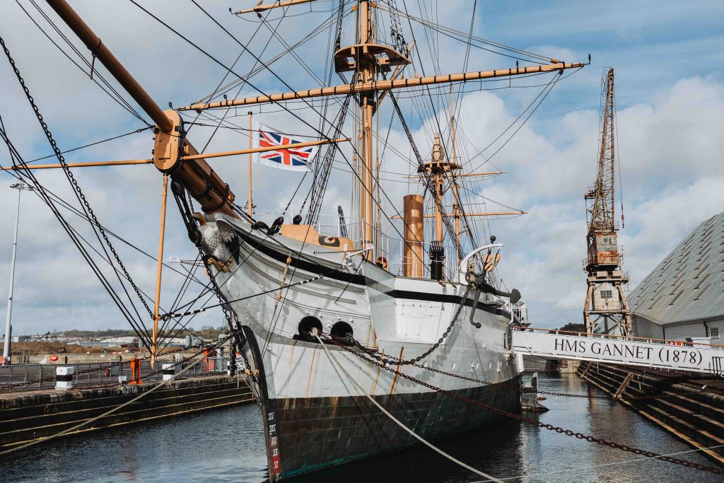 hms ganet chatham dockyard