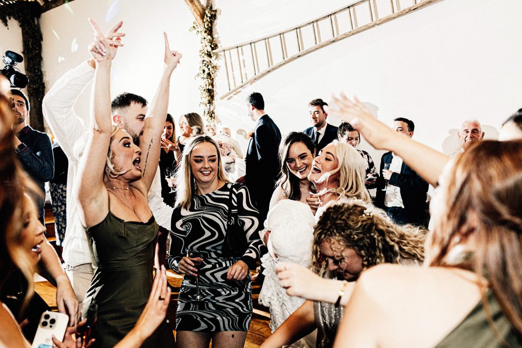 dance floor action captured by winters barns wedding