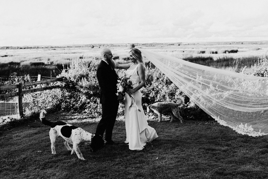 wedding portrait by Guston Court Wedding Photographer